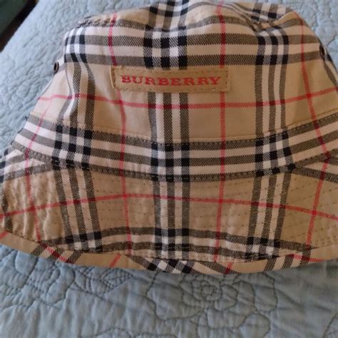 Vintage Burberry Reversible Bucket Hat, Nova Check, Camel/Black